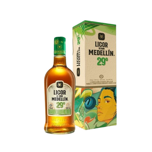 LICOR DE RON MEDELLIN 750ML